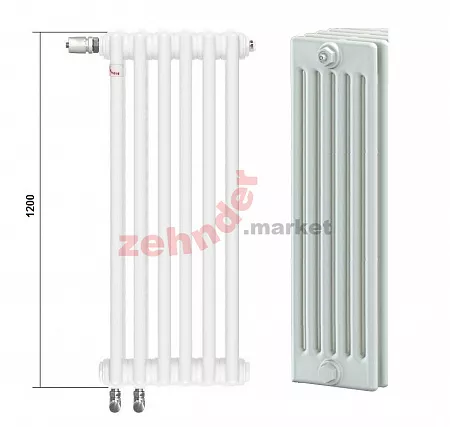 Радиатор Zehnder Charleston Completto CH 6120/24 V001 ½ RAL 9016