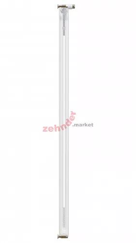 Вертикальный радиатор Zehnder Charleston 2200/10 1270 1/2 RAL 9016 боковое подключение (с кронштейнами SMB2T)