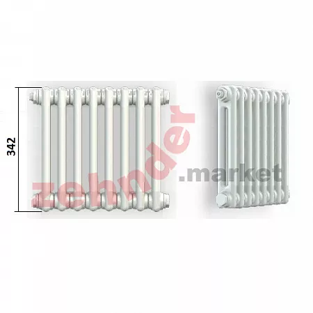 Радиатор Zehnder Charleston CH 2035/03 1270 ¾ RAL 9016