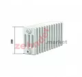 Радиатор Zehnder Charleston CH 4030/08 1270 ¾ RAL 9016