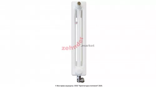 Радиатор Zehnder Charleston Completto 3050/10 V001 1/2 RAL 9016 нижнее подключение