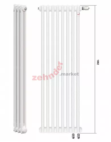 Радиатор Zehnder Charleston Completto CH 2200/25 V001 ½  RAL 9016