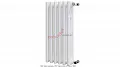 Радиатор Zehnder Charleston 3057/06 1270 3/4 RAL 9016 боковое подключение