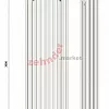 Радиатор Zehnder Charleston CH 3300/13 1270 ¾ RAL 9016