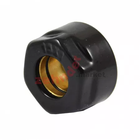 Резьбовое соединение Schlosser для медных труб, RAL 9005 черный GW 22x1.5 x 15MM (602700002. Ral 9005)