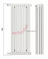 Радиатор Zehnder Charleston CH 3250/32 1270 ¾ RAL 9016