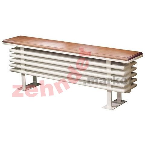 Радиатор-скамейка Zehnder Radiator Bench B4150/8 N3570 RAL 9016