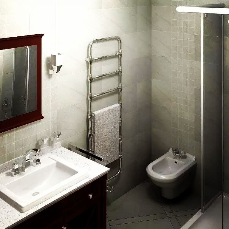 Фото полотенцесушителя Zehnder в интерьере 2