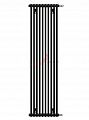 Вертикальный радиатор Zehnder Charleston 2180/10 1270 3/4 RAL 9217 matt цвет Чёрный боковое подключение