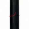 Вертикальный радиатор Zehnder Charleston Completto 2180/08 V001 1/2 RAL 9217 matt Чёрный нижнее подключение