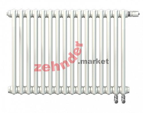 Радиатор Zehnder Charleston Completto 2050/16 V001 1/2 RAL 9016 нижнее подключение (с кронштейнами CVD1+BH)