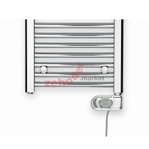 Электрический полотенцесушитель Zehnder Aura PBECZ-080-040/MQ Chrome/патрон Musa Chrome