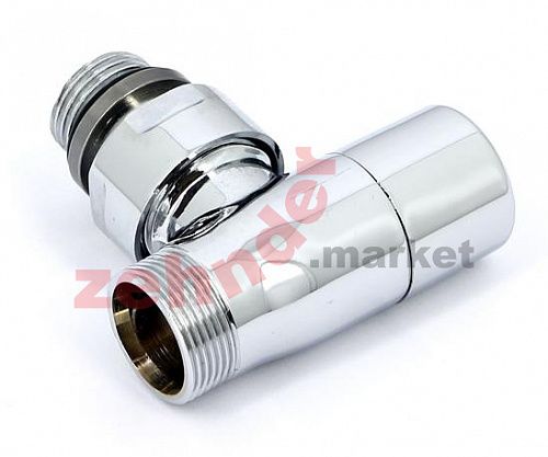 Вентиль обратный Carlo Poletti New-Smart угловой НН 1/2&quot; х М24 х 19 цвет хром (V77210B)