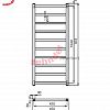 Полотенцесушитель Zehnder Stalox STX-100-045 белый