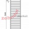 Полотенцесушитель Zehnder SUBI-150-060 Inox