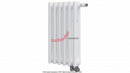 Радиатор Zehnder Charleston Completto 3050/06 V001 1/2 RAL 9016 нижнее подключение (с кронштейнами CVD1+BH)