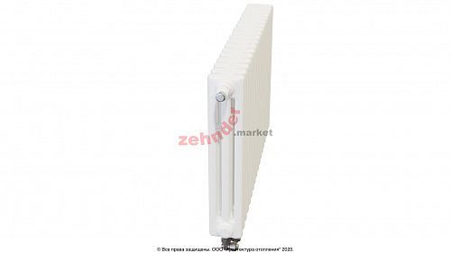 Радиатор Zehnder Charleston Completto 3050/18 V001 1/2 RAL 9016 нижнее подключение (с кронштейнами CVD1+BH)