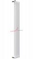 Вертикальный радиатор Zehnder Charleston 2200/04 1270 1/2 RAL 9016 боковое подключение (с кронштейнами SMB2T)