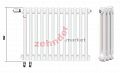 Радиатор Zehnder Charleston Completto CH 2100/05 V001 ½  RAL 9016