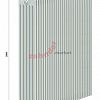 Радиатор Zehnder Charleston CH 6200/04 1270 ¾ RAL 9016