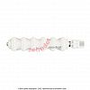 Вертикальный радиатор Zehnder Charleston Completto 2180/06 V001 1/2 RAL 9016 нижнее подключение (с кронштейнами CVD1+BH)