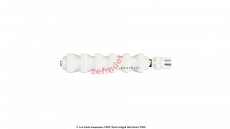 Вертикальный радиатор Zehnder Charleston Completto 2180/06 V001 1/2 RAL 9016 нижнее подключение (с кронштейнами CVD1+BH)