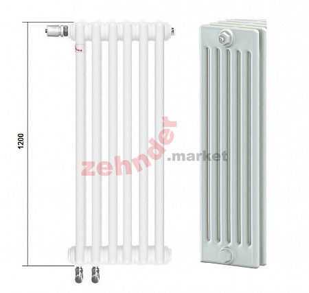 Радиатор Zehnder Charleston Completto CH 6120/06 V001 ½ RAL 9016