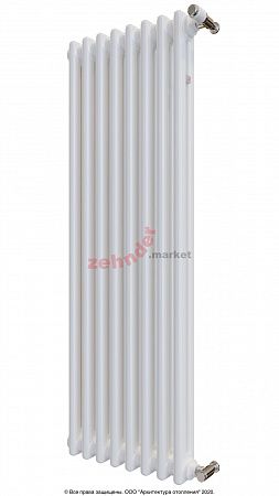Радиатор Zehnder Charleston 2110/08 1270 3/4 RAL 9016 боковое подключение