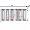 Радиатор Zehnder Charleston CH 3037/24 1270 ¾ RAL 9016