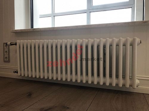 Радиатор Zehnder Charleston 3037/32 1270 3/4 RAL 9016 боковое подключение