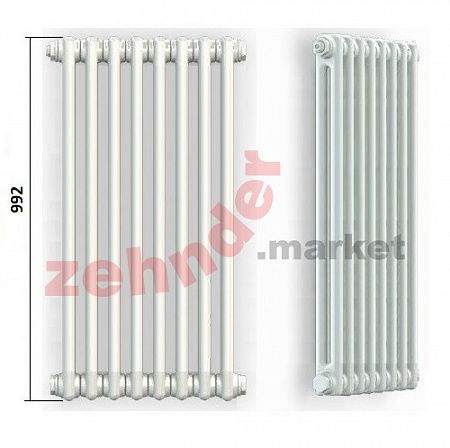 Радиатор Zehnder Charleston CH 2100/36 1270 ¾ RAL 9016