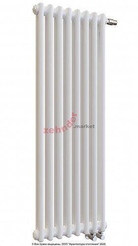 Радиатор Zehnder Charleston Completto 2110/08 V001 1/2 RAL 9016 нижнее подключение