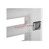 Электрический полотенцесушитель Zehnder Aura PBEZ-080-040/MQ RAL 9016/патрон Musa RAL 9016