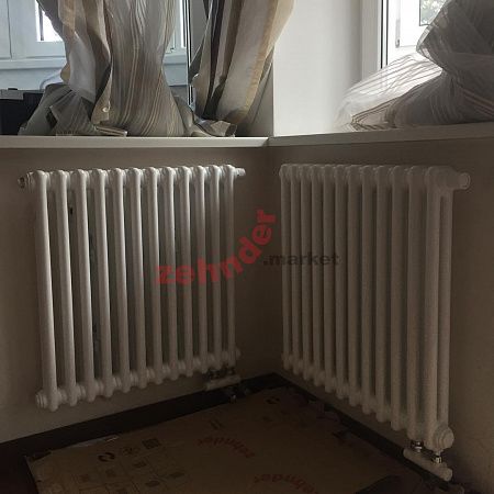 Радиатор Zehnder Charleston Completto 2056/20 V001 1/2 RAL 9016 нижнее подключение