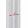 Вертикальный радиатор Zehnder Charleston Completto 2180/12 V001 1/2 RAL 9016 нижнее подключение (с кронштейнами CVD1+BH)
