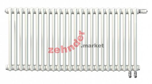 Радиатор Zehnder Charleston Completto 2050/24 V001 1/2 RAL 9016 нижнее подключение (с кронштейнами CVD1+BH)
