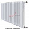 Радиатор Zehnder Charleston 2050/32 1270 1/2 RAL 9016 боковое подключение (с кронштейнами CVD1+BH)