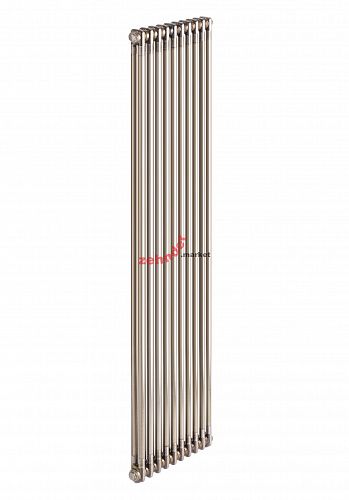Вертикальный радиатор Zehnder Charleston 2180/10 1270 1/2 Technoline 0325 TL боковое подключение (с кронштейнами CVD1+BH)