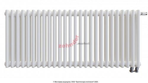 Радиатор Zehnder Charleston Completto 3050/26 V001 1/2 RAL 9016 нижнее подключение