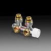 1184084 Oventrop Multiblock T присоед. узел 1/2&amp;quot;НГ x 3/4&amp;quot;НР, латунь, угловой