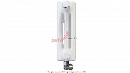 Радиатор Zehnder Charleston Completto 3030/14 V001 1/2 RAL 9016 нижнее подключение (с кронштейнами CVD1+BH)