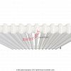 Вертикальный радиатор Zehnder Charleston 2180/14 1270 3/4 RAL 9016 боковое подключение