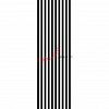 Вертикальный радиатор Zehnder Charleston 2180/10 1270 1/2 RAL 9217 matt цвет Чёрный боковое подключение (с кронштейнами CVD1+BH)