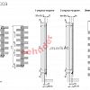 Электрический полотенцесушитель Zehnder Yucca YSDE-180-060/GD RAL 9016 белый