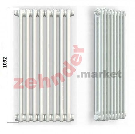 Радиатор Zehnder Charleston CH 2110/04 1270 ¾ RAL 9016