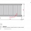 Радиатор Zehnder Charleston Completto 3050/24 V001 1/2 RAL 9016 нижнее подключение (с кронштейнами CVD1+BH)