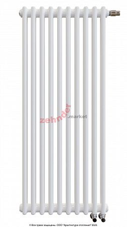 Радиатор Zehnder Charleston Completto 2110/10 V001 1/2 RAL 9016 нижнее подключение