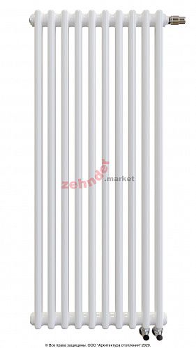 Радиатор Zehnder Charleston Completto 2110/10 V001 1/2 RAL 9016 нижнее подключение