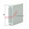 Радиатор Zehnder Charleston CH 4075/47 1270 ¾ RAL 9016