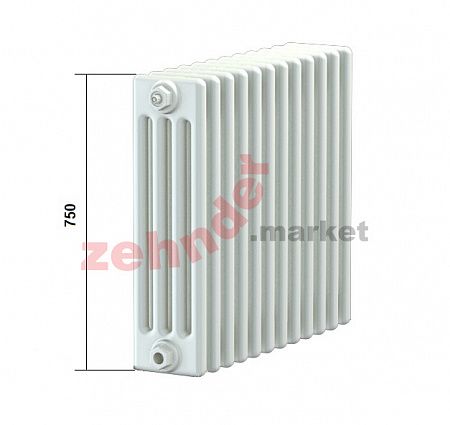 Радиатор Zehnder Charleston CH 4075/47 1270 ¾ RAL 9016